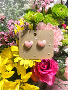 Valentine Heart Confetti Earrings